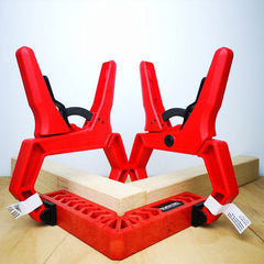 High-Strength ABS G-Clamp with Scratch-Resistant Jaws, Ergonomic Handle, 2-4 Inch Options, 15kg Clamping Force