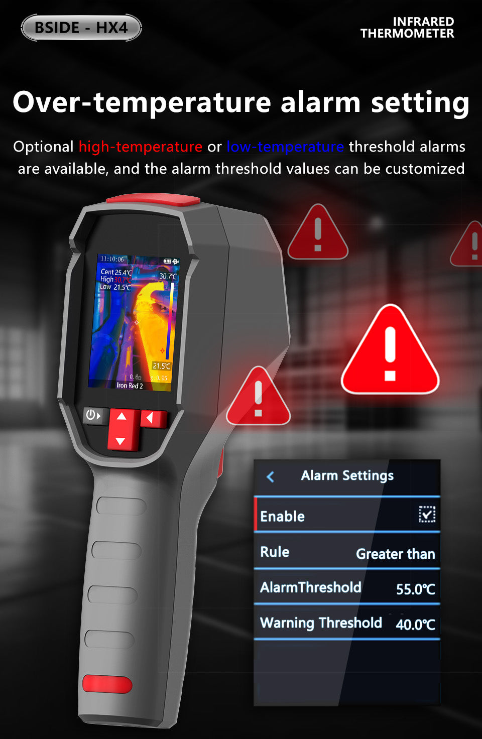 GreenZech Industrial 320-H | 240x320 HD Thermal Imaging Camera | 25Hz Professional Handheld Infrared Imager