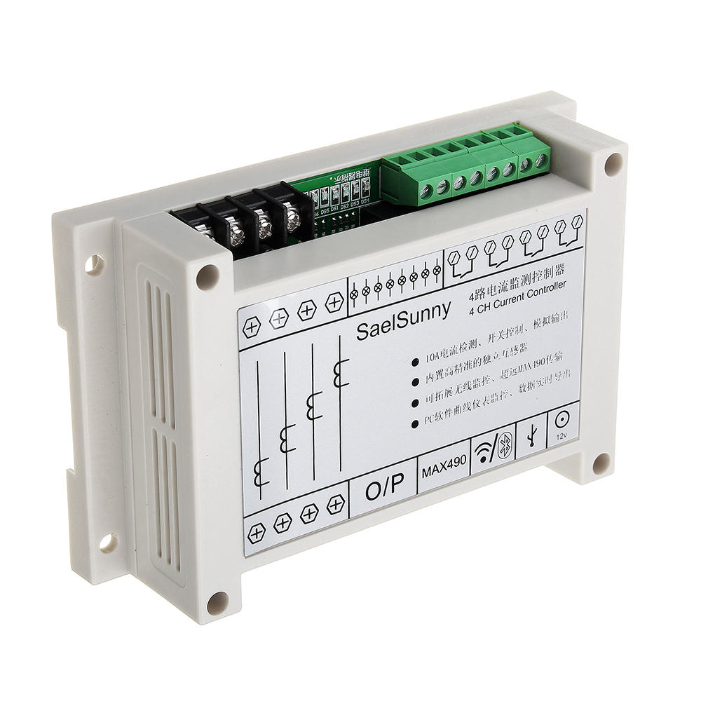 4 Channel 4CH Current Controller Switch Control Monitoring Relay Module