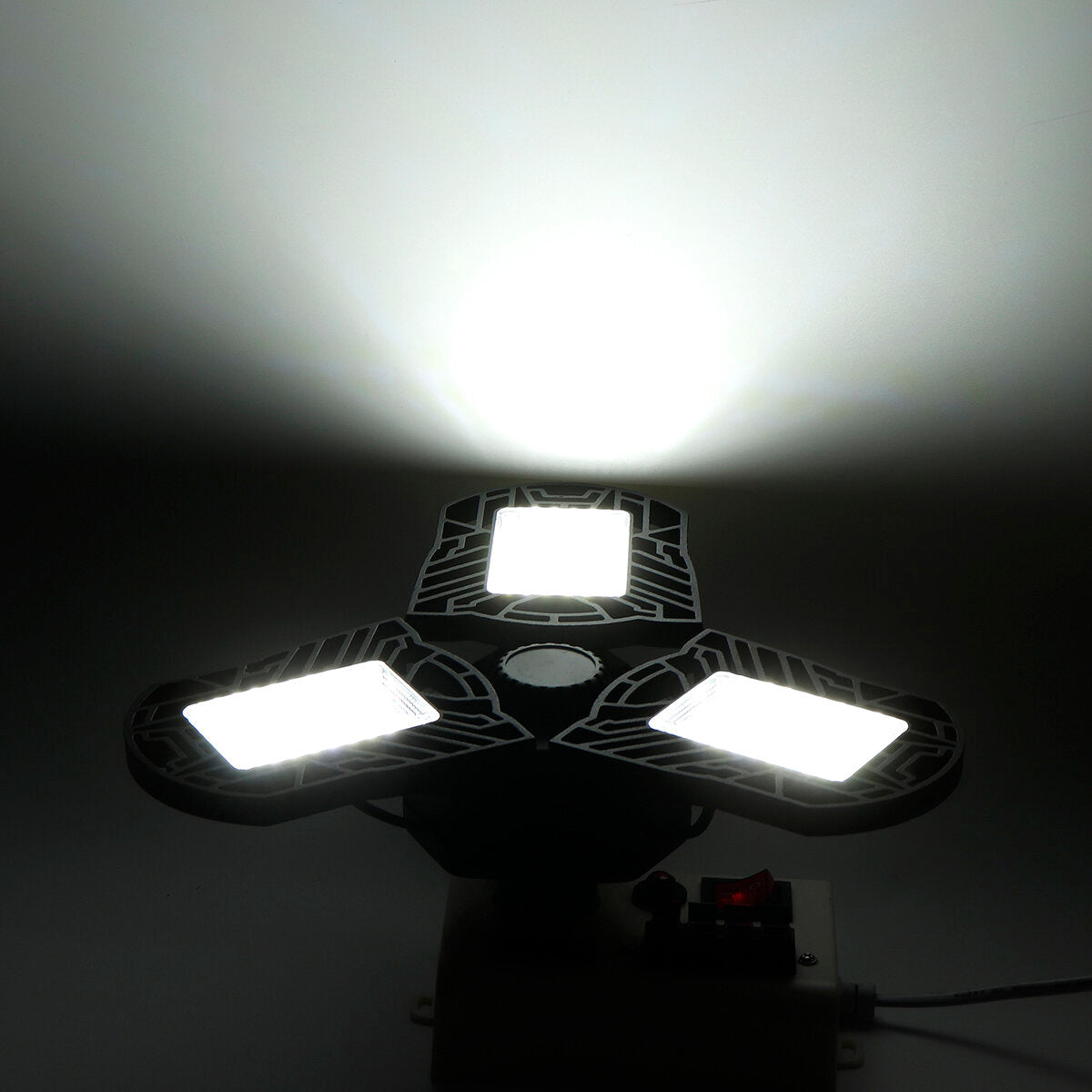 60W/120W 85-265V 3/4 Deformable LED Garage Lights Workshop Ceiling Lamp E26 E27 Base