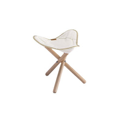 Outdoor Foldable Bench Portable Solid Wood Chair Ultralight Triangle Stool For Camping Hiking Picnic BBQ