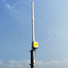 Active Loop Broadband Receiving Antenna 0.1MHz-180MHz 20dB SDR FM Radio Antenna LOOP Small Loop HF