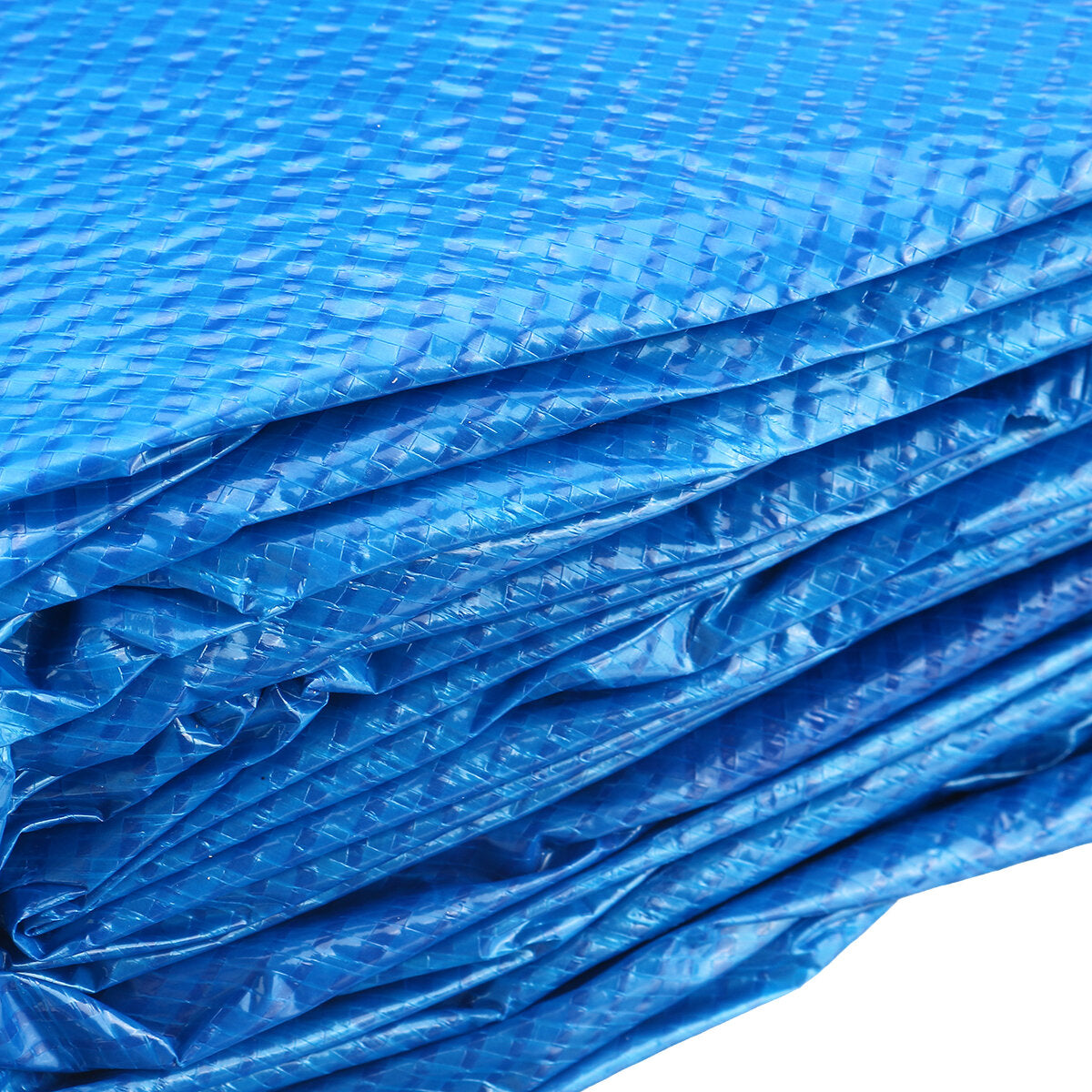 244/305/366cm Round Inflatable Paddling Swimming Pool Dust Cover Tarp Rope