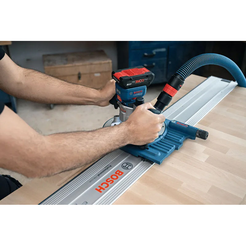 PRO GKF 18V-8 for Bosch Cordless Edge Router 18V Brushless Motor 6mm & 1/4'' Collets Professional Woodworking Trim Router With L-BOXX Case