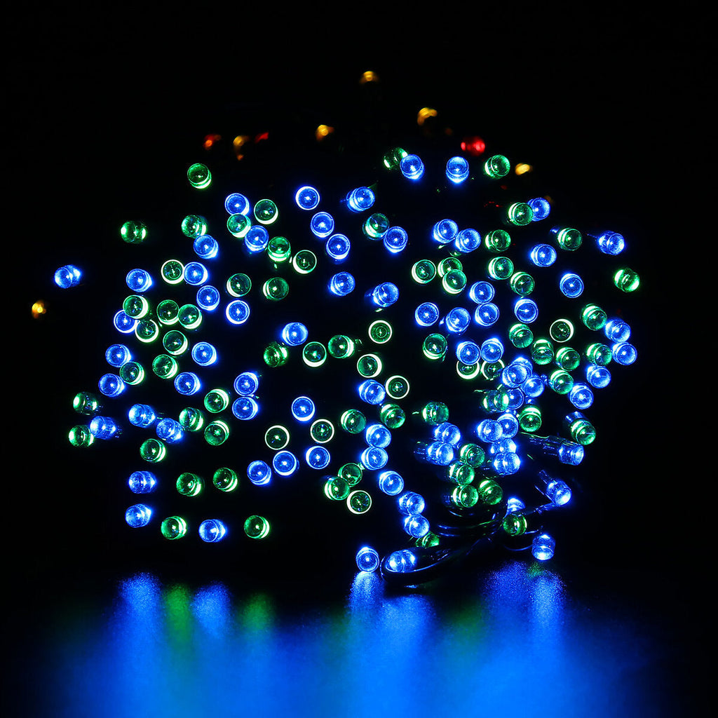 12M/22M/32M/52M Outdoor LED Solar String Light 8 Modes Waterproof Home Decorative Lawn Lamp Christmas Decorations Clearance Christmas Lights