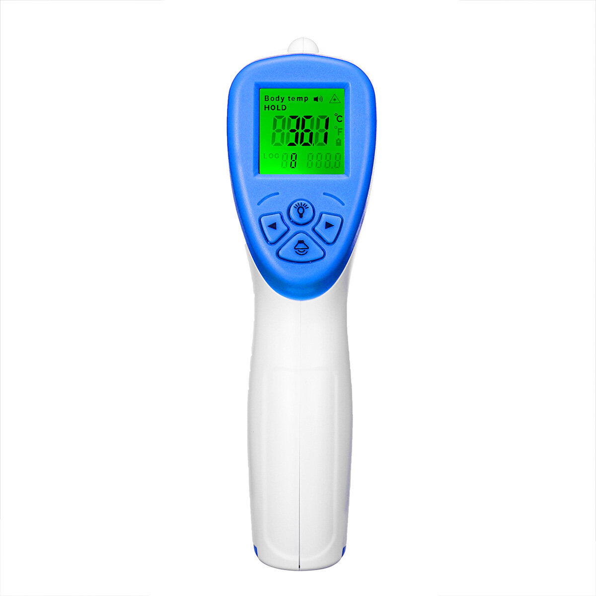 Non-contact Digital Infrared Thermometer Forehead Body Temperature Measuring LCD Dispaly W/ Fever Alarm