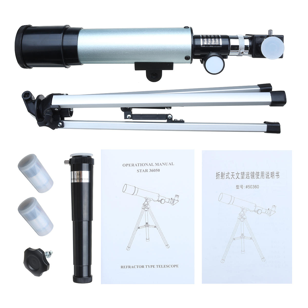 Outdoor Astronomical Telescope Monocular Space Spotting Scope With Portable Tripod