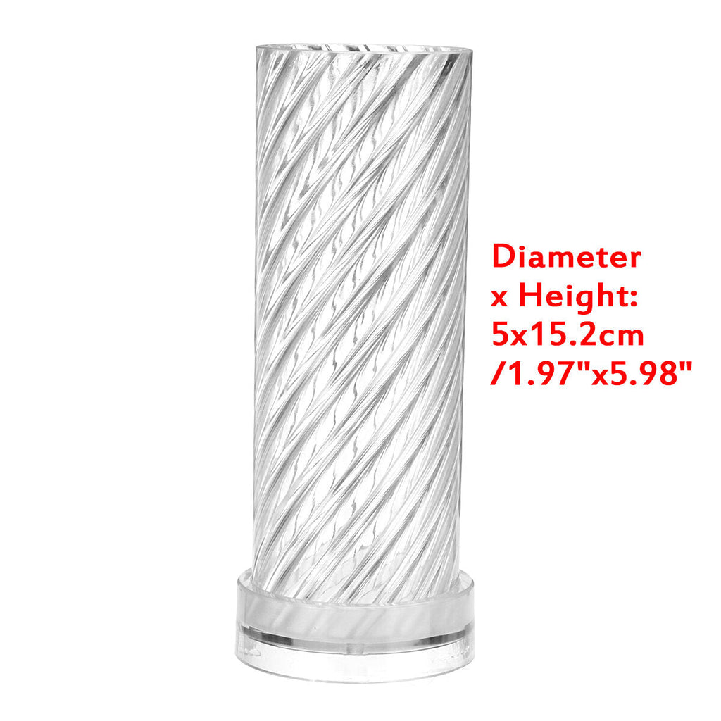 DIY Candle Molds Spiral Stripes Cylinder Handmade Soap Mould Craft Making Tool