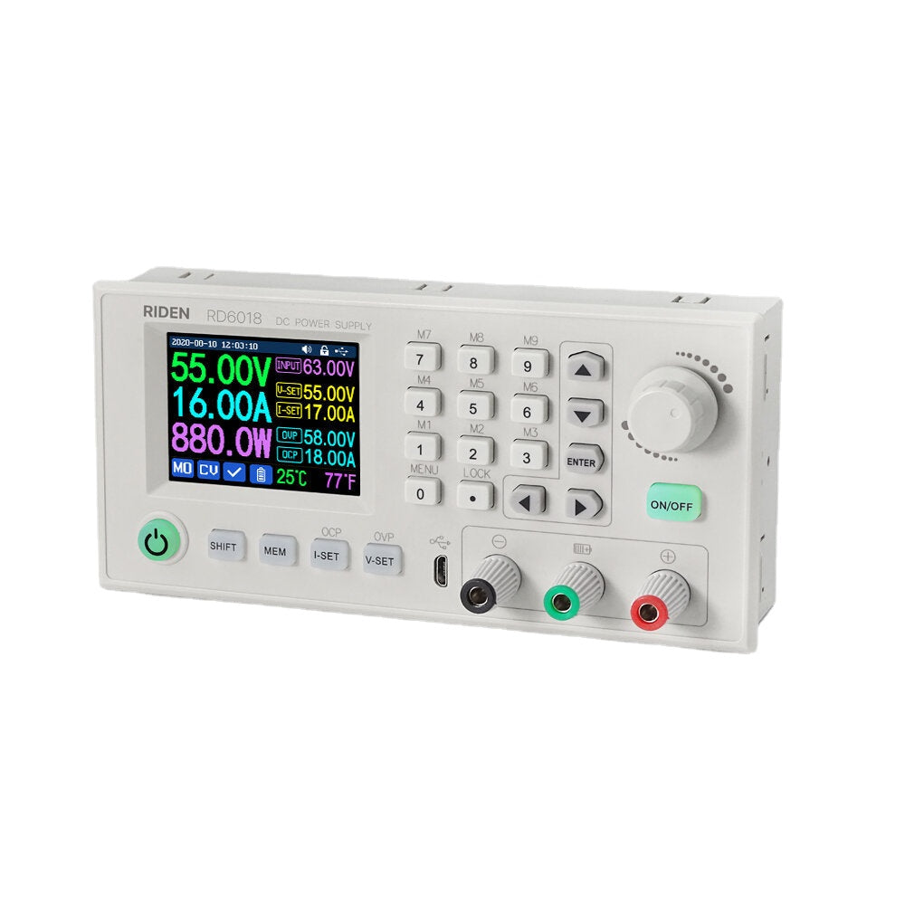 RD6018 RD6018W USB WiFi DC to DC Voltage Step Down Power Supply Module Buck Converter Voltmeter Multimeter 60V 18A 1080W