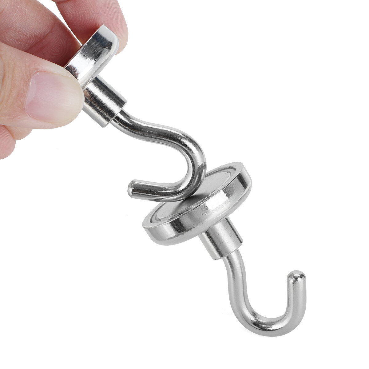 10Pcs D20/25/32 N35 Ferrite Magnetic Hooks Neodymium Hold 12kg Strong Magnet