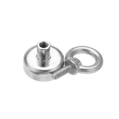 20mm 9kg Neodymium Recovery Magnet Metal Detector Eyebolt Circular Ring Magnet