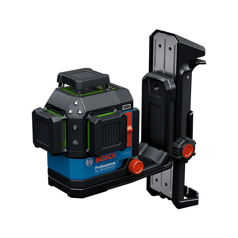 18V-120-33 CG Laser Level 12 Lines 35m Range Extendable to 120m High Precision ± 0.3 mm/m Rapid Self-Leveling IP 65