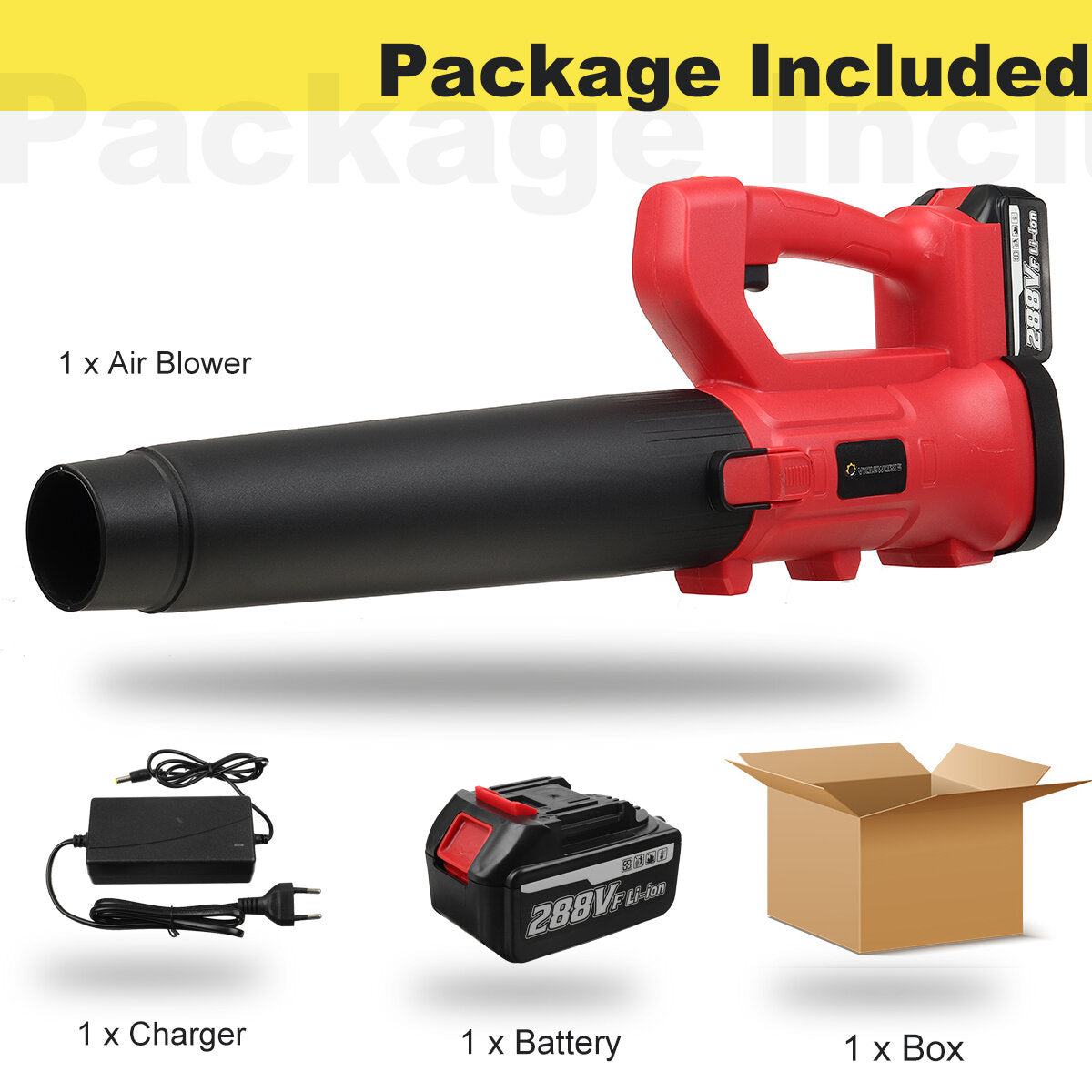 18000RPM Cordless Electric Air Blower Vacuum Cleannig Dust Blowing Dust Collector Leaf Blower