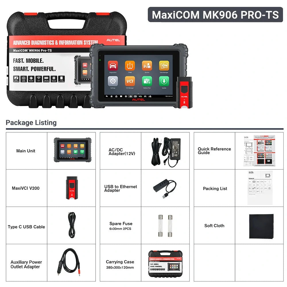 Car TPMS Diagnostic Tool Automotive Scanner w/ Full TPMS Fuction ECU Coding CAN FD DoIP K MK906PRO