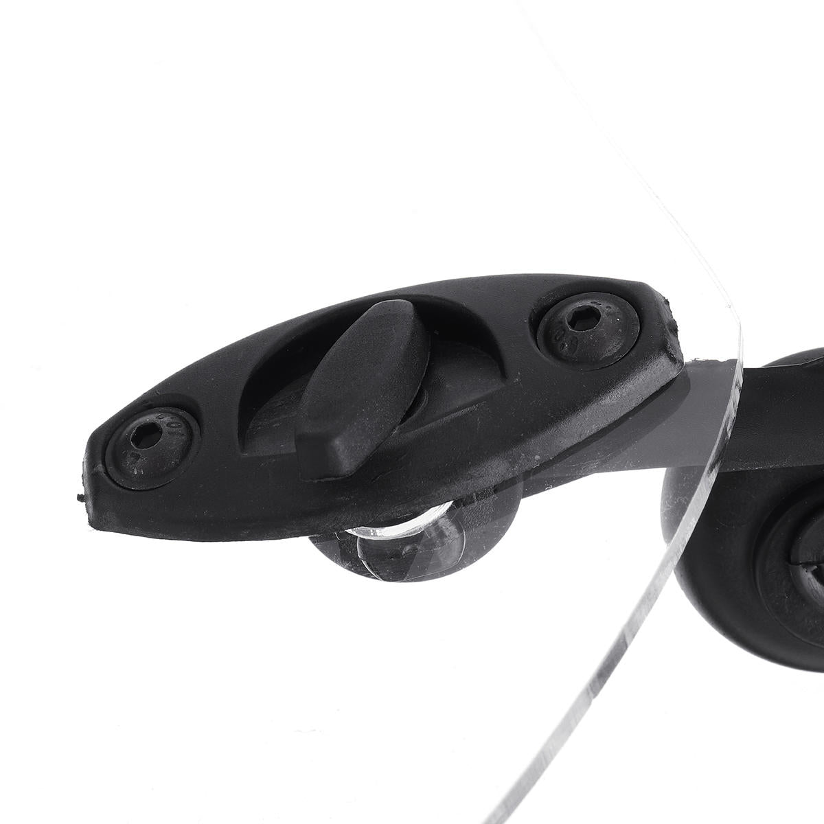 Universal Adjustable Clip On Transparent Windshield Extension Spoiler Wind Small Windscreen Deflector For Motorcycle Scooter