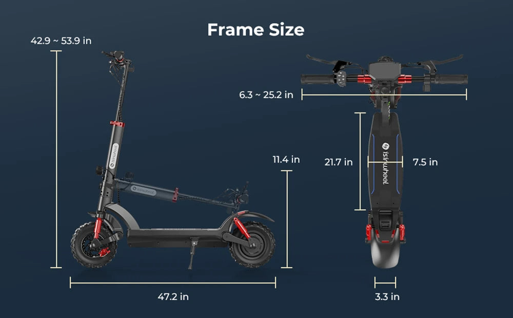 48V 15Ah Electric Scooter, 800W Motor, 11 Inch Folding Moped E-Scooter, Top Speed 25KM/H, 45KM Mileage Range, 150KG Max Load for Adults