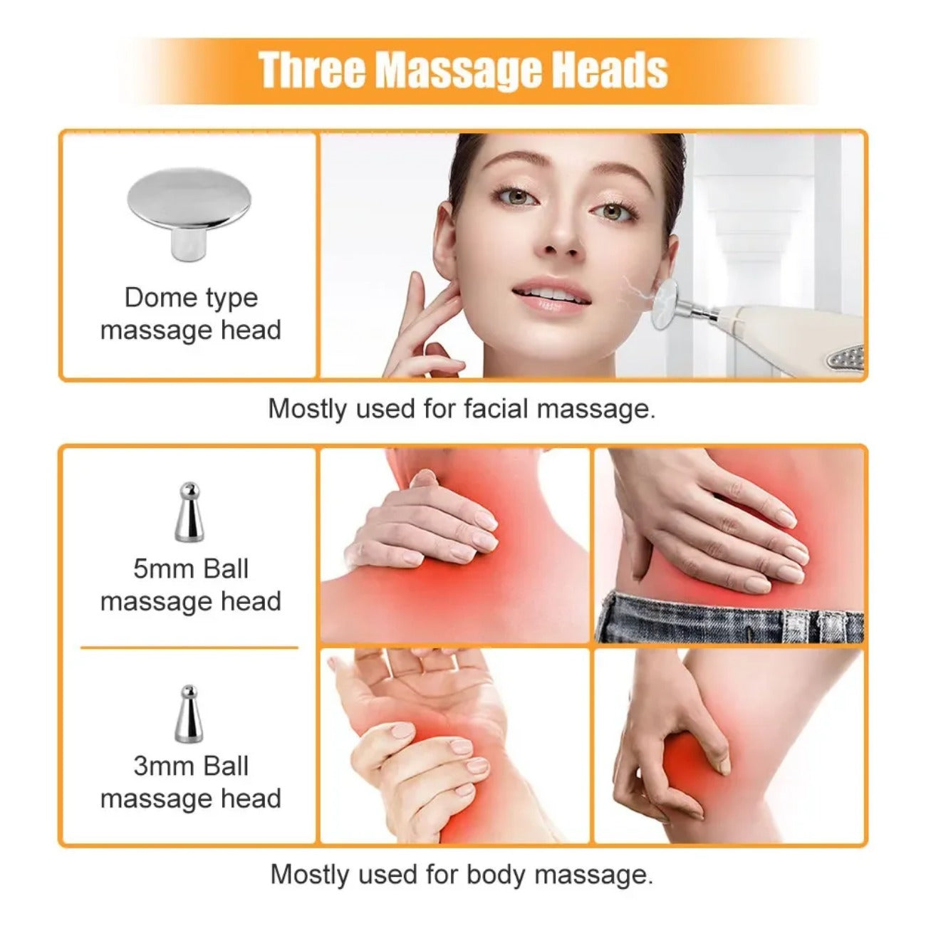 Electric Acupuncture Pen with LCD, 10 Intensity Levels, Rechargeable, for Pain Relief & Self-Treatment
