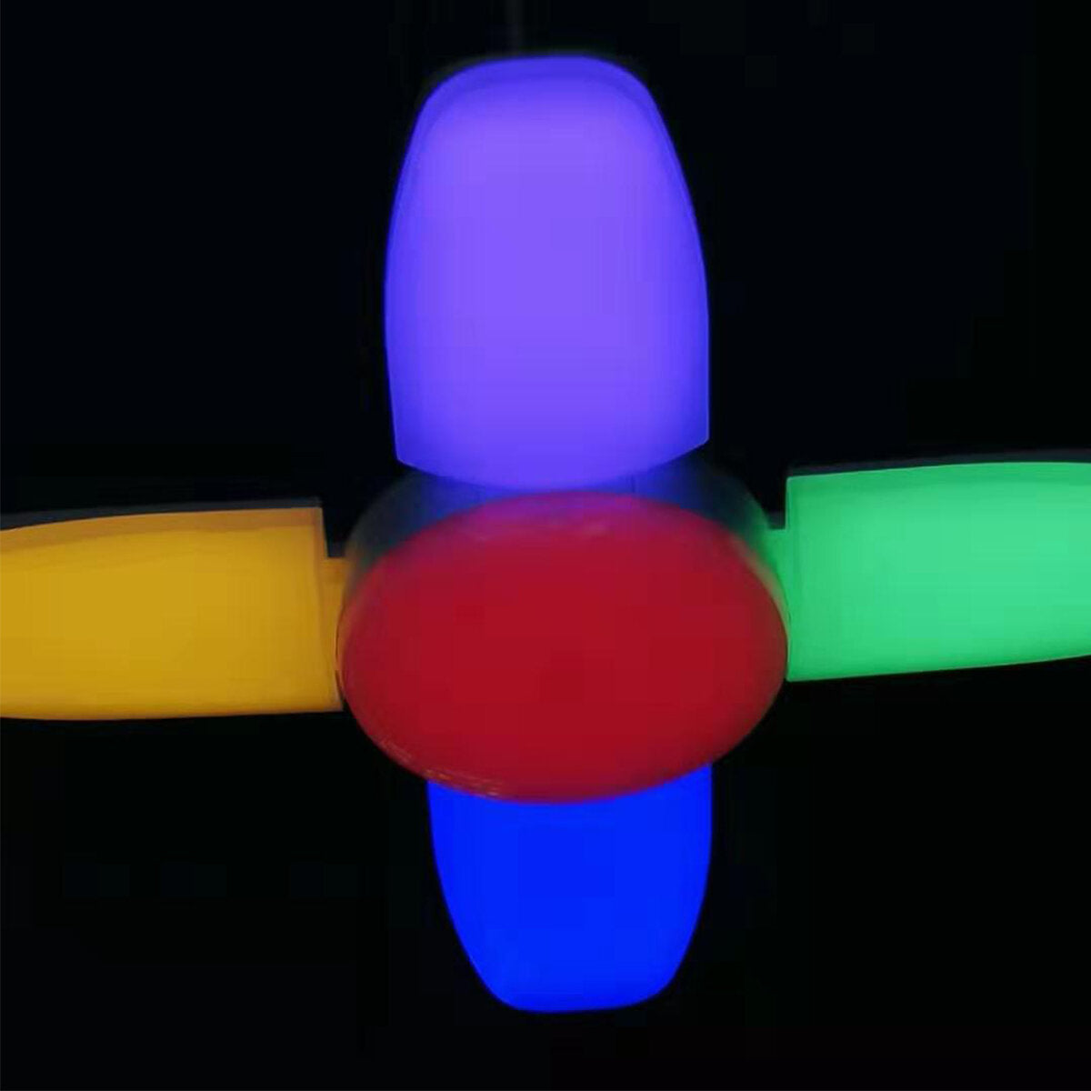 E27/E26 AC165V-265V Warm White Colorful 60W 2835 164LED Light Bulb Ceiling Fan Blade DeformableGarage Lamp
