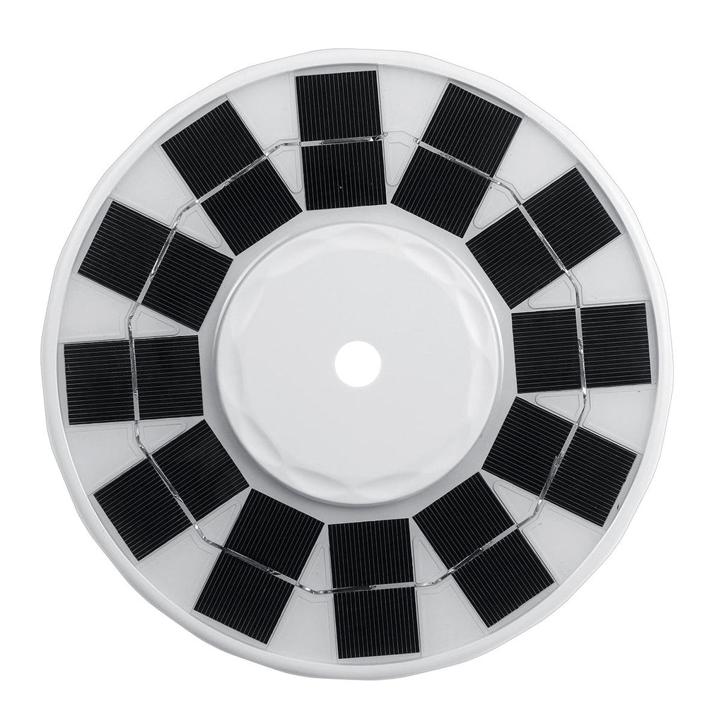 128 LED Flag Pole Solar Power Automatic Light Night Super Bright Flagpole Light