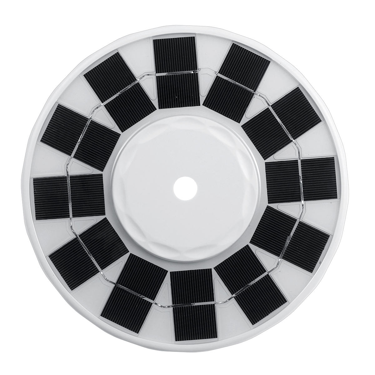 128 LED Flag Pole Solar Power Automatic Light Night Super Bright Flagpole Light