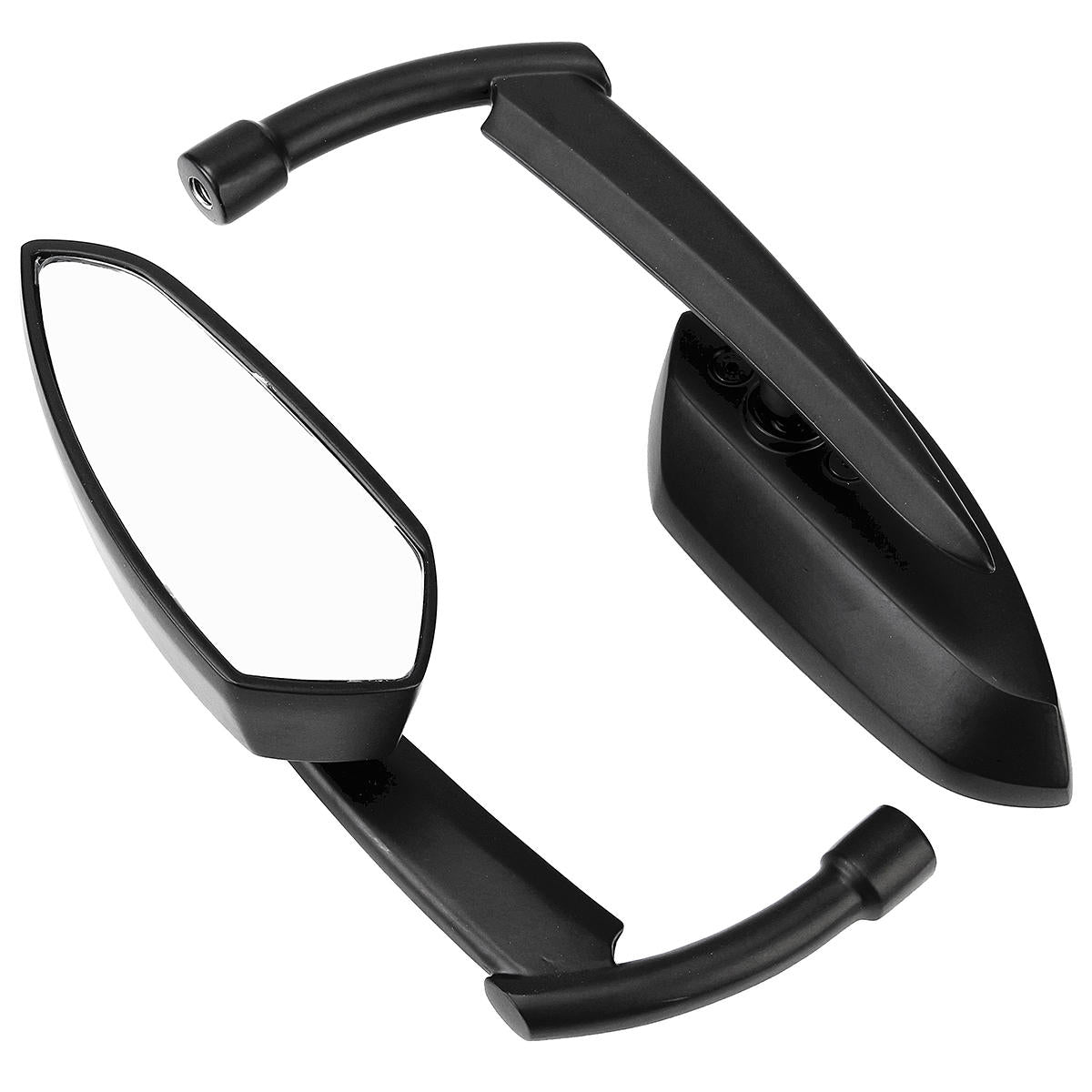 8MM 10MM Black CNC Blade Rear Review Mirrors