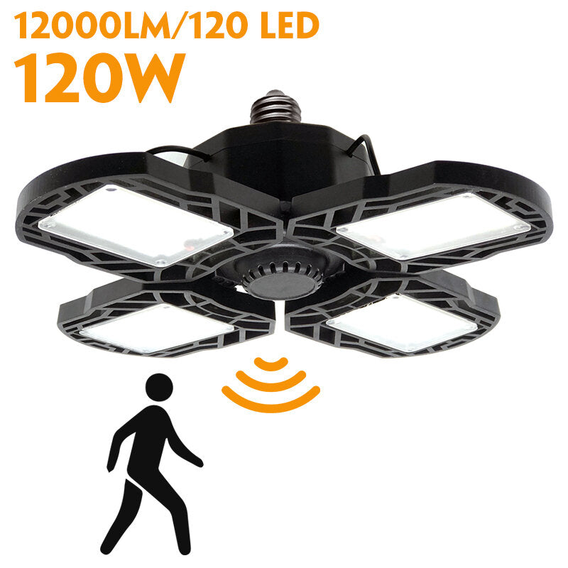 60/80/100/120/150W Deformable LED Garage Light Deformable Basement Light