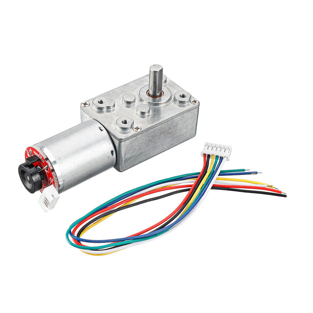DC 12V 20/40/70/100/400RPM Mini-turbine Rod Geared Motor With Encoder For Automatic Sprayer