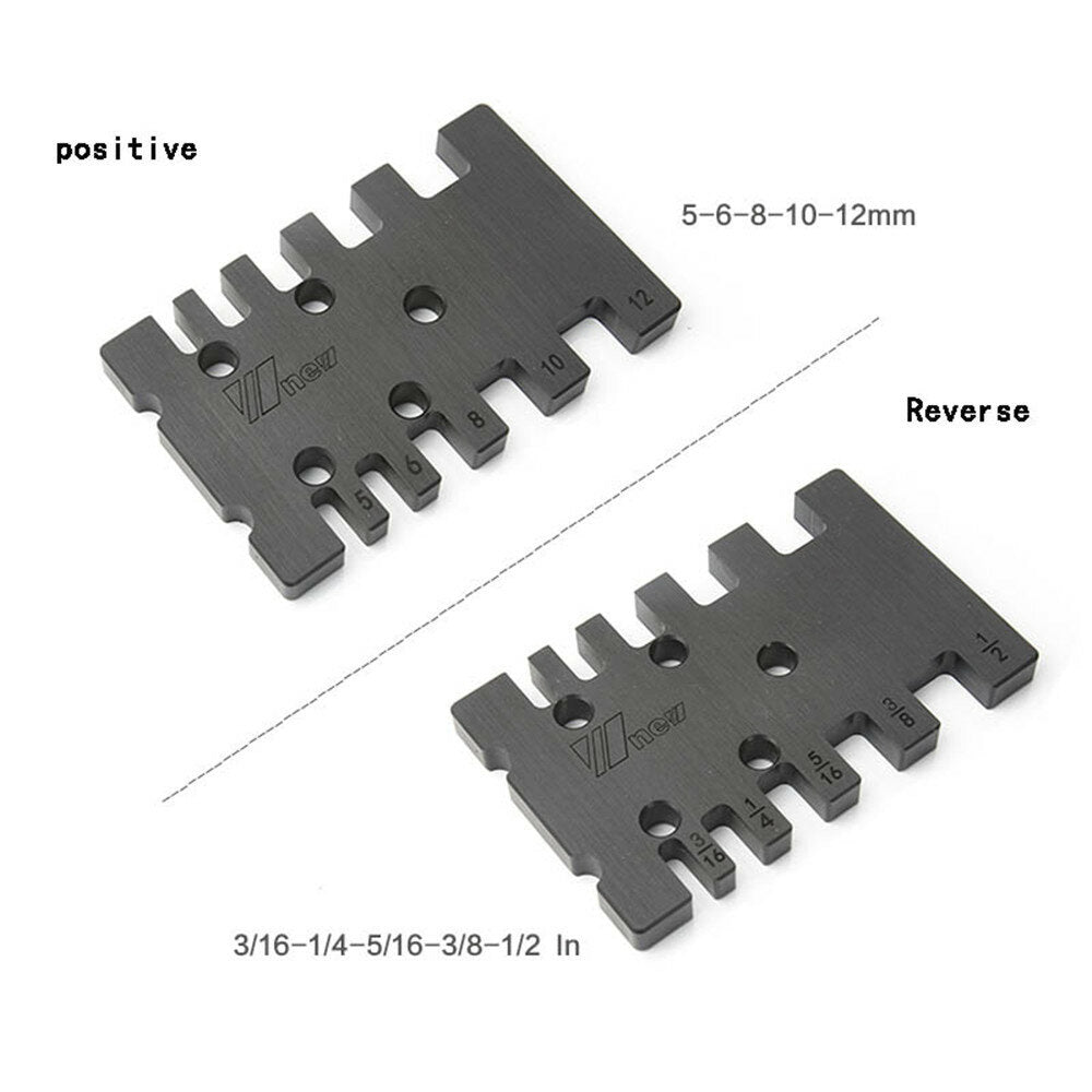 Inch/MM Woodworking Tenon and Mortise Milling Gauge Angle Miter Gauge Template Right Angle Sawing Jiont