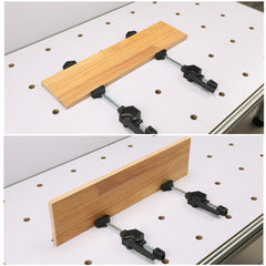 Durable Black Plastic Woodworking Clamps - Adjustable 20mm Fit, 260mm Length, Ideal for DIY Projects (2 or 4 Pack)
