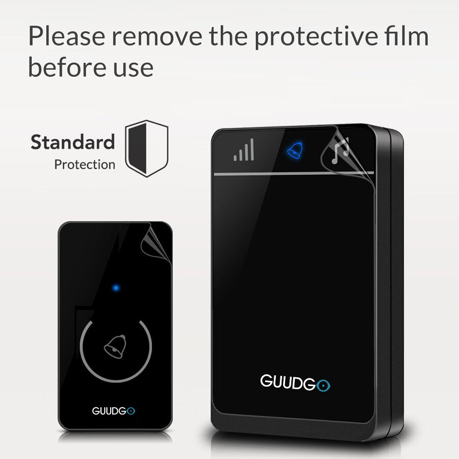 Wireless Touch Screen Music Doorbell Portable Waterproof Doorbell 52 Melody Chime