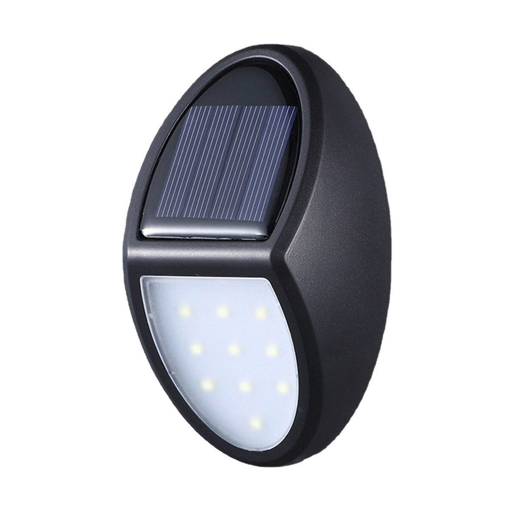 10LED Solar Power Wall Light Waterproof Outdoor Garden Yard Lamp Pathway