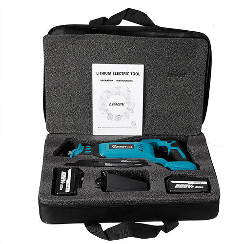 2400W Brushless Cordless Electric Reciprocating Saw Metal Wood Cutter Woodworking Power Tools For 18V Battery