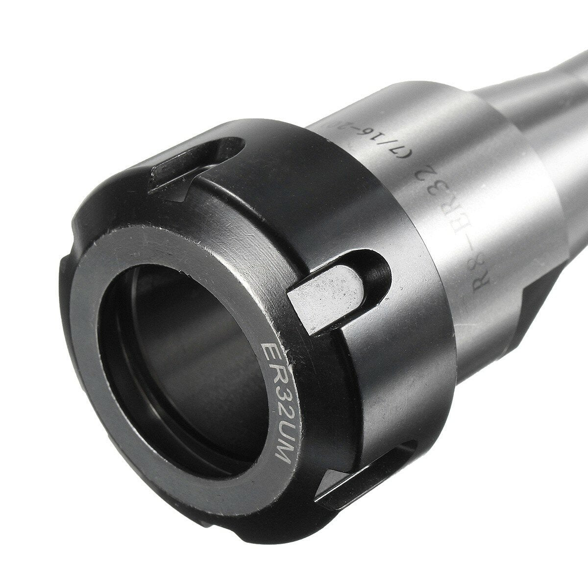 R8 ER32 7/16 Collet Chuck Holder with 6pcs ER32 Spring Collet Set for CNC Milling Tool