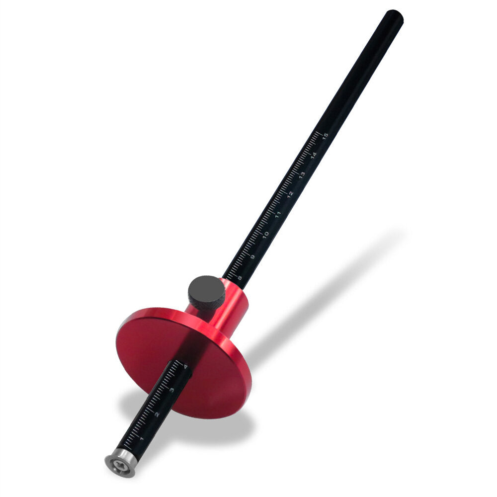 Precision Wheel Marking Gauge with Dual Scale for Mortise Measuring & Parallel Line Drawing - Durable & Accurate Tool