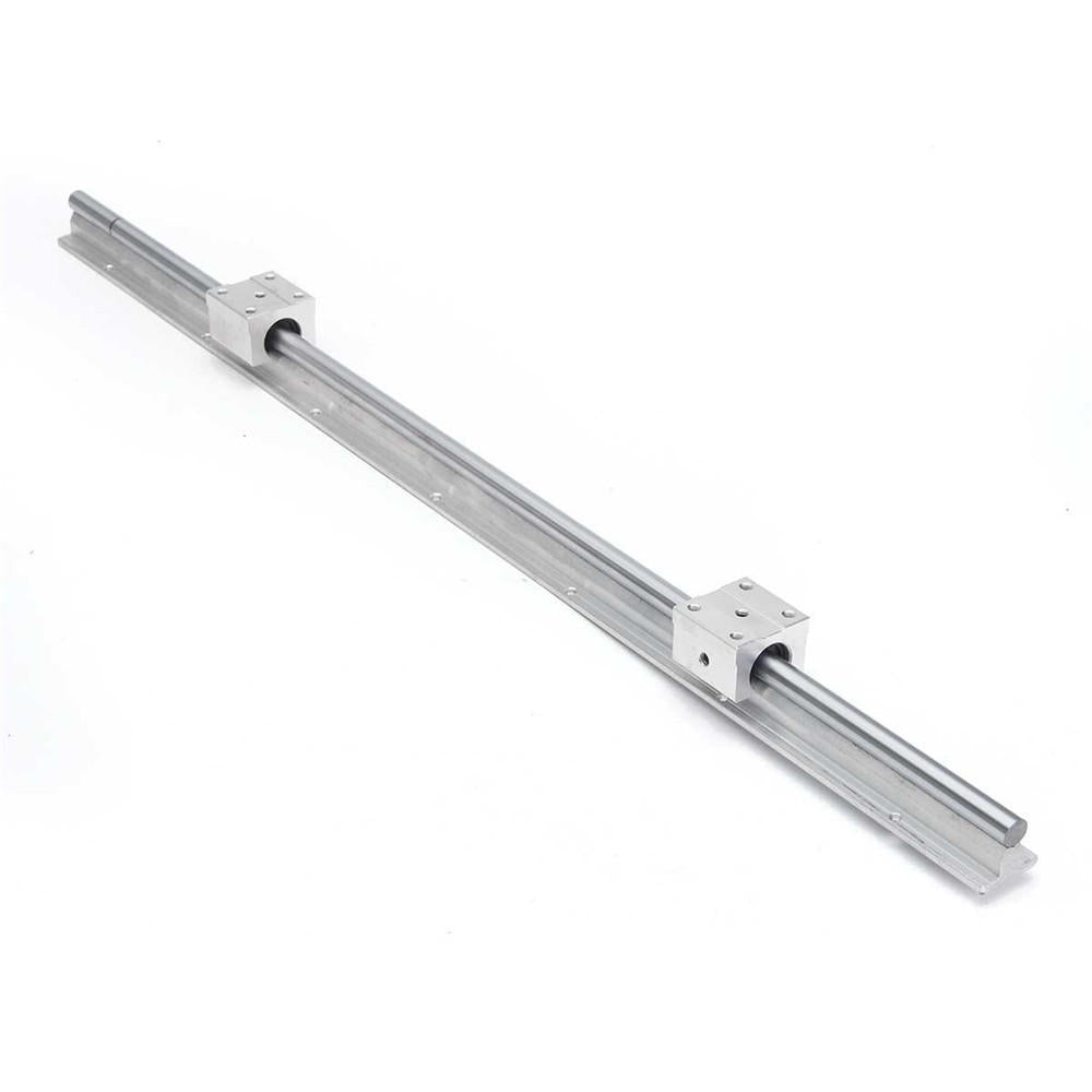 700mm Cylindrical Linear Rail Shaft with 2pcs SBR12UU Linear Block