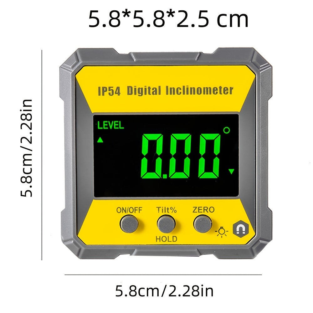 Mini High Precise Portable Digital Angle Gauge Detection Tool with LCD Screen