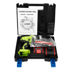 3 in 1 Multifunctional Cordless Electric Drill 48VF 25+3 3/8-Inch Chuck Impact Drill