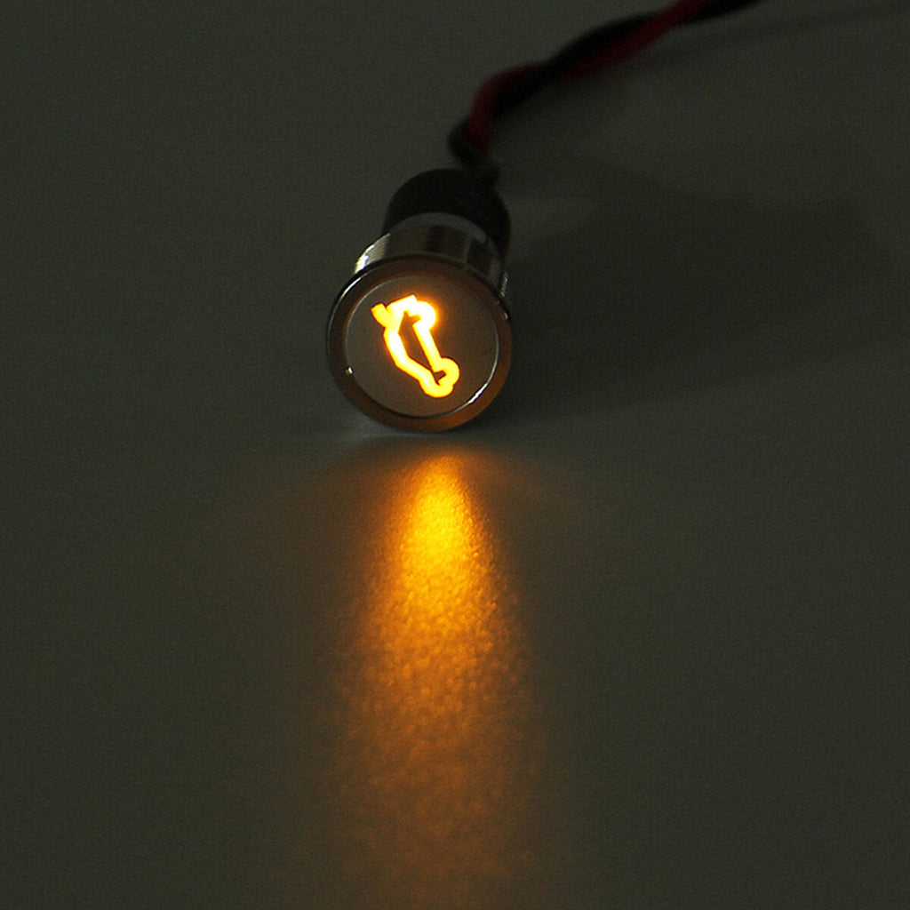 12V 16mm LED Dash Panel Warning Pilot Light Indicator