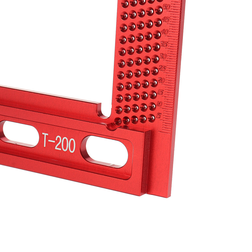 L Type 160/200mm Aluminum Alloy Woodworking Square & Measuring Ruler for Carpenters