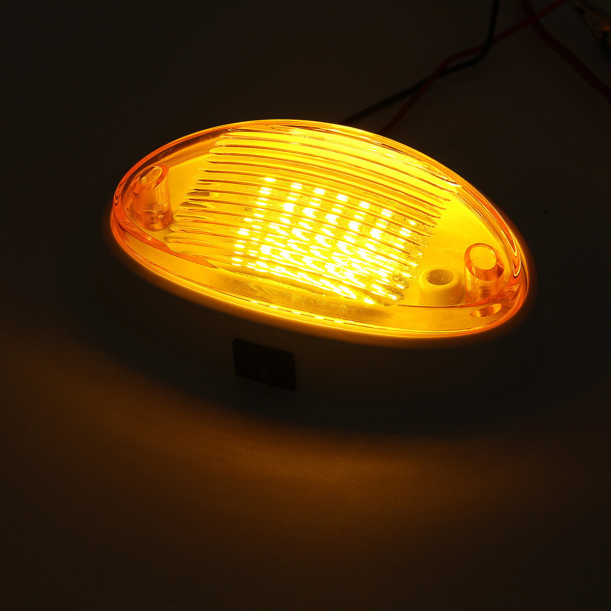 12V Interior 24 LED Roof Lights With Switch For Camper Van Caravan Motorhome Boat