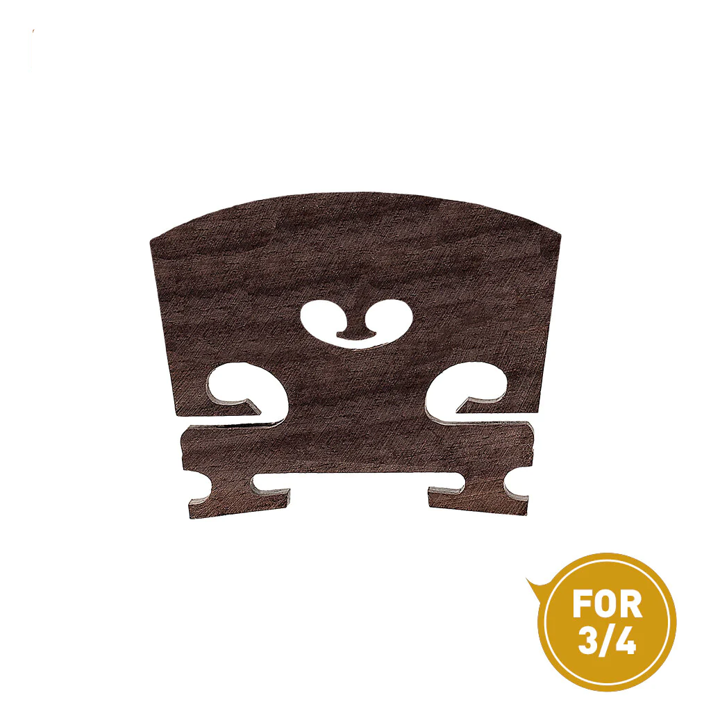 1PC Master Ebony Violin Bridge 4/4 3/4 1/2 1/4 1/8 Size Violin Bridge Musical Instrument