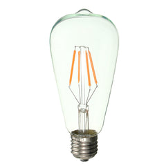 Retro LED 4W Squirrel Cage Colorful Filament Glass Light Lamp Bulb AC 220V