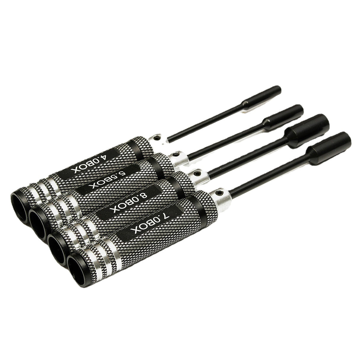 4pcs Metal 4.0/5.5/7.0/8.0mm Hex Screwdriver Tools NUT Key Socket Screwdriver Wrench Set