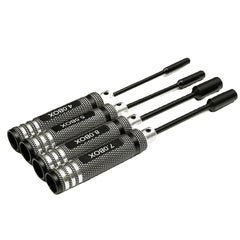 4pcs Metal 4.0/5.5/7.0/8.0mm Hex Screwdriver Tools NUT Key Socket Screwdriver Wrench Set
