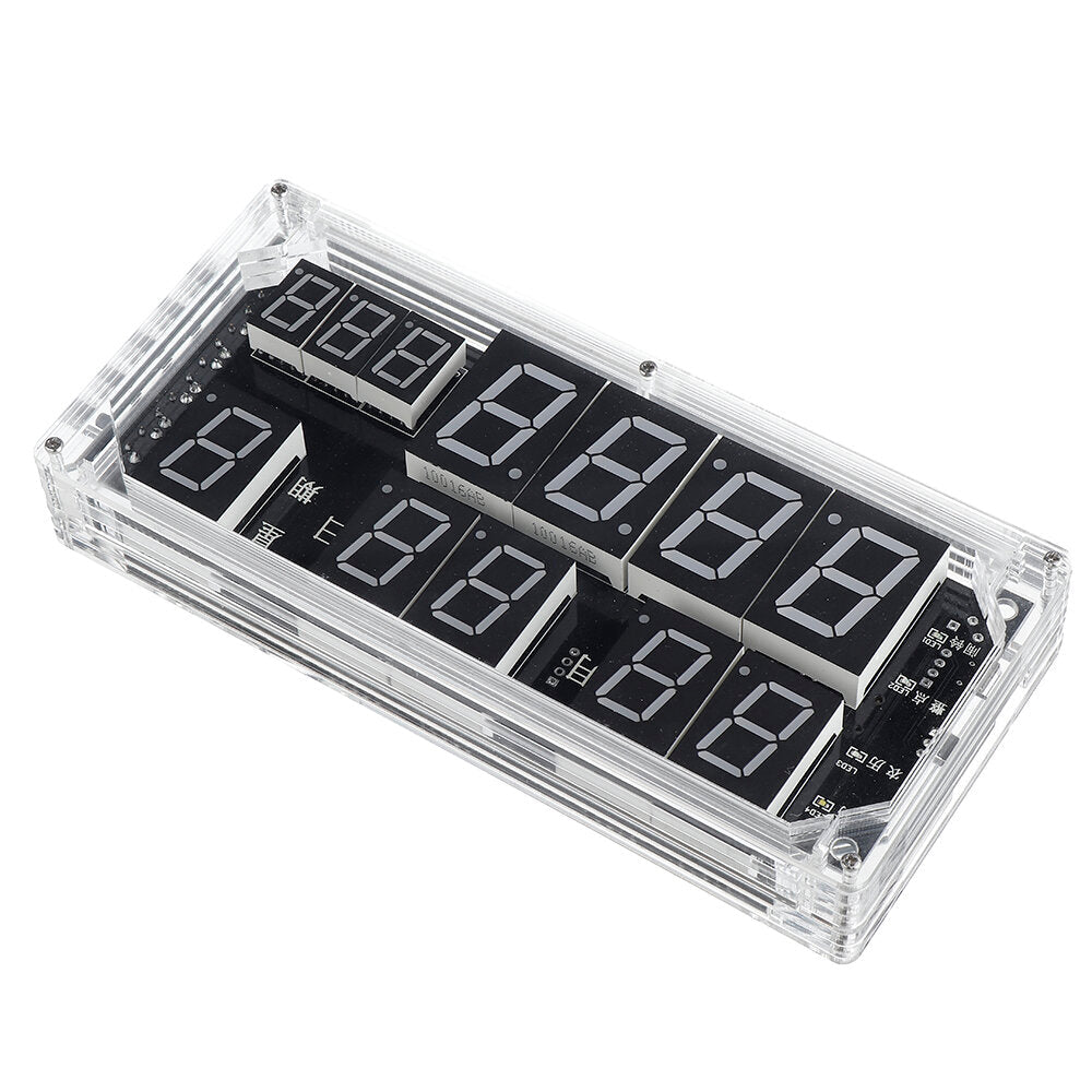 Large-screen Voice Clock Kit High-precision Clock Electronic DIY Welding Training Kit