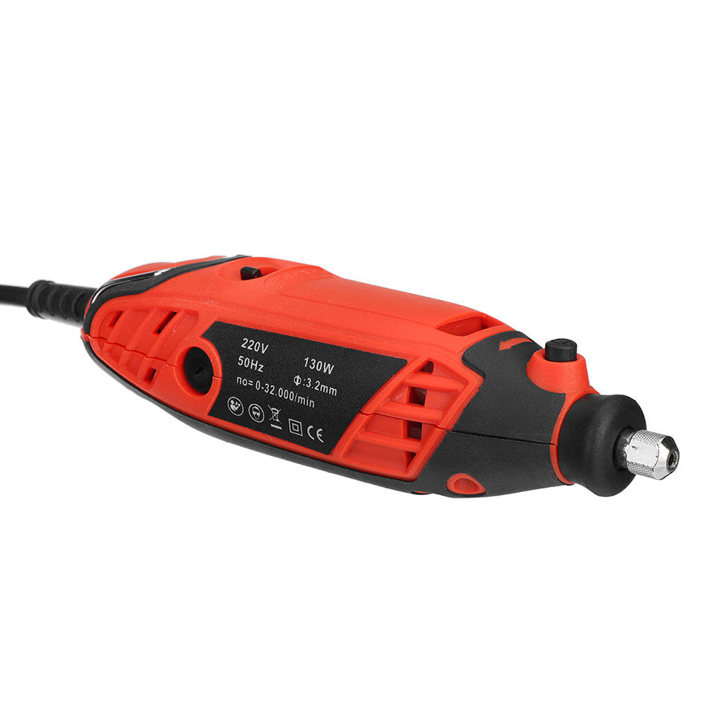130W Rotary Tool Kit Electric Drill Mini Grinder Variable Speed with 200pcs Accessories