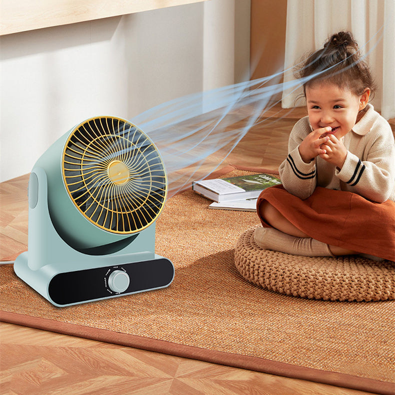 Portable Electric Heater Mini Fan - Silent Fast Heating for Home & Office Spaces