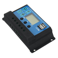 18V 30W Solar Panel Dual DC&USB Monocrystaline Flexible Solar Charger w/ 10A Solar Controller