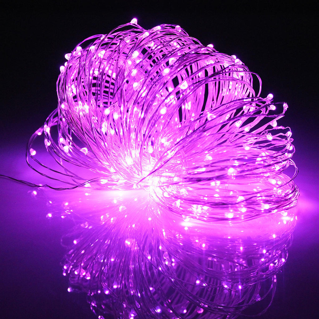 32M Solar Powered LED String Sliver Wire Fairy Light Christmas Lamp Waterproof