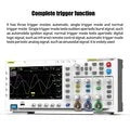 7 Inch TFT LCD Display Screen 2 In 1 Dual Channel Input Storage Oscilloscope Digital Signal Generator